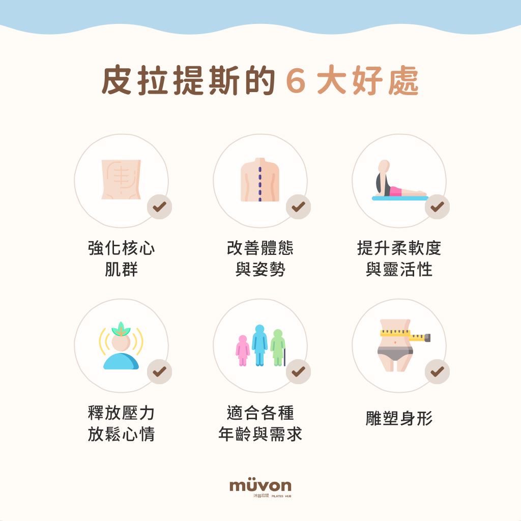 皮拉提斯的6大好處